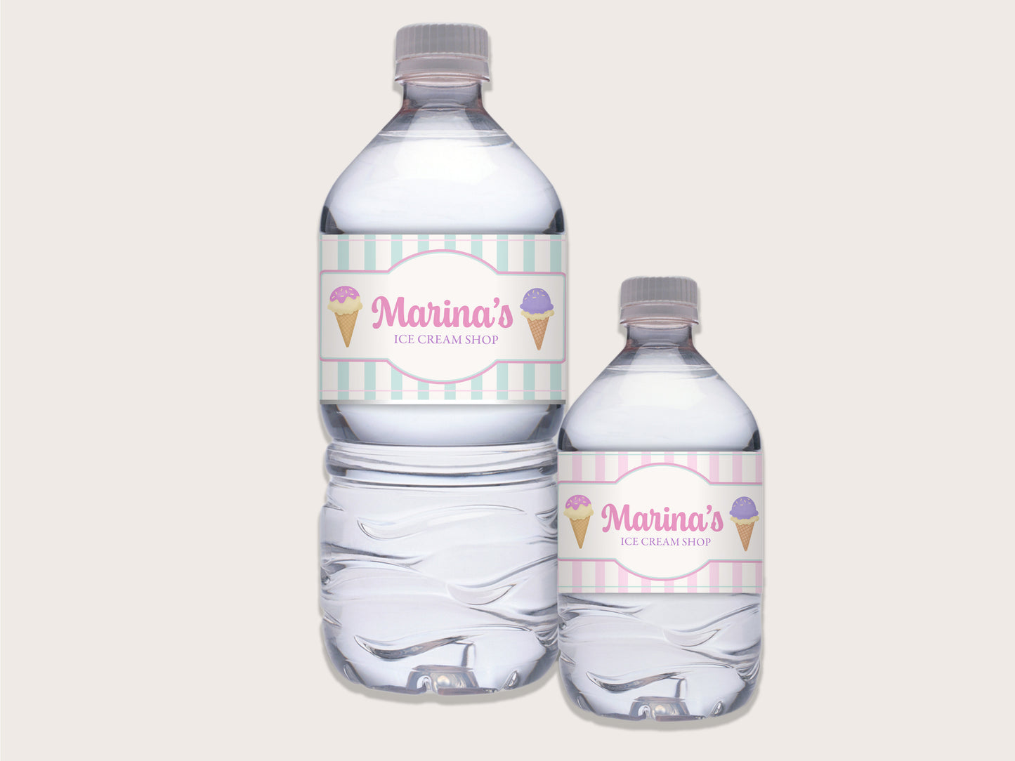 Ice Cream Bottle Labels - Printable & Customizable