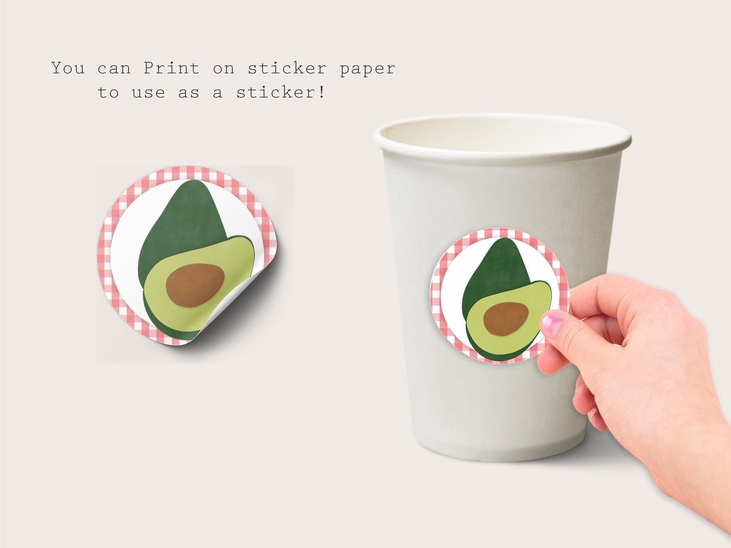 Printable Farmers Market Cupcake Toppers