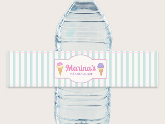 Ice Cream Bottle Labels - Printable & Customizable