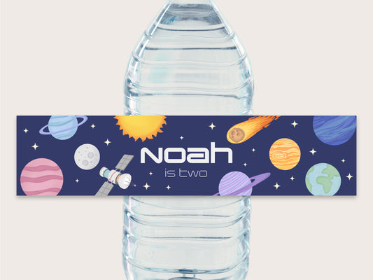 Space Bottle Labels - Printable & Customizable