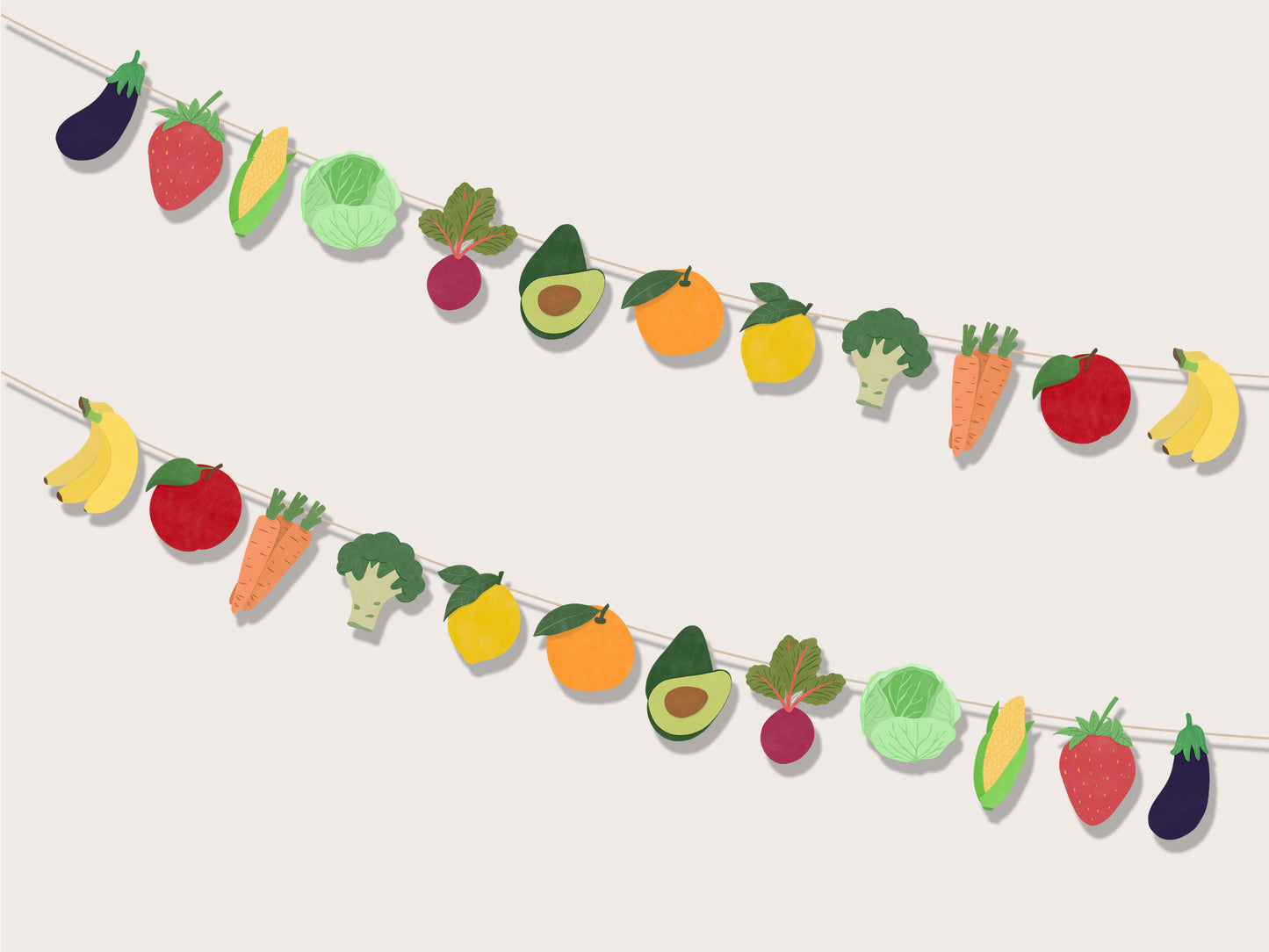 Printable Farmers Market Garland